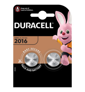 Duracell Lithium Coin Batteries 2016 (Card of 2)