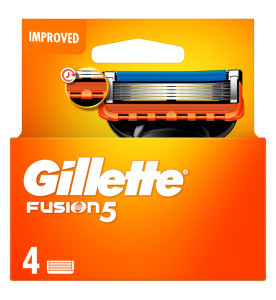 Gillette Fusion5 Razor Refills For Men, 4 Razor Blade Refills