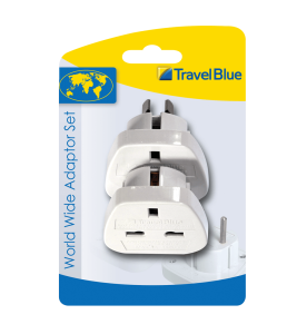 Travel Blue Worldwide Travel Plug (Non Earthed Adaptor)